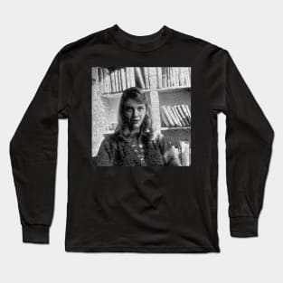 Sylvia Plath - #2 of #7 in a series Long Sleeve T-Shirt